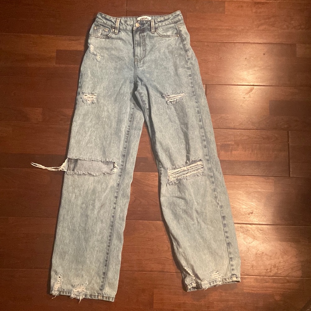 Wide leg distressed RSQ jeans size 25